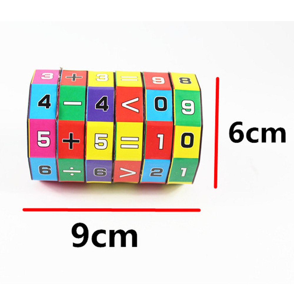 Six-Sided Math Cylinder for Kids