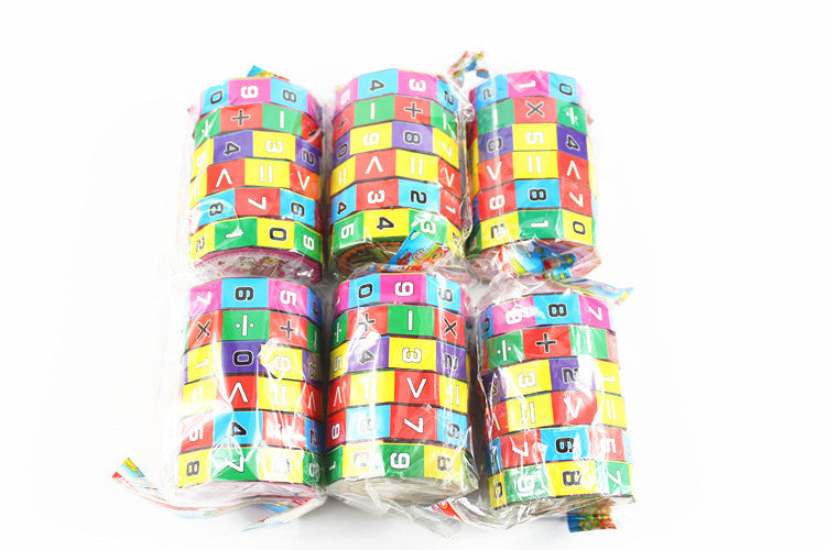 Six-Sided Math Cylinder for Kids