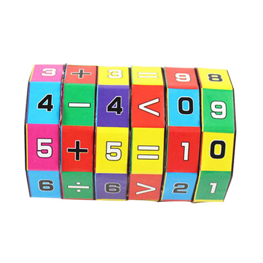 Six-Sided Math Cylinder for Kids
