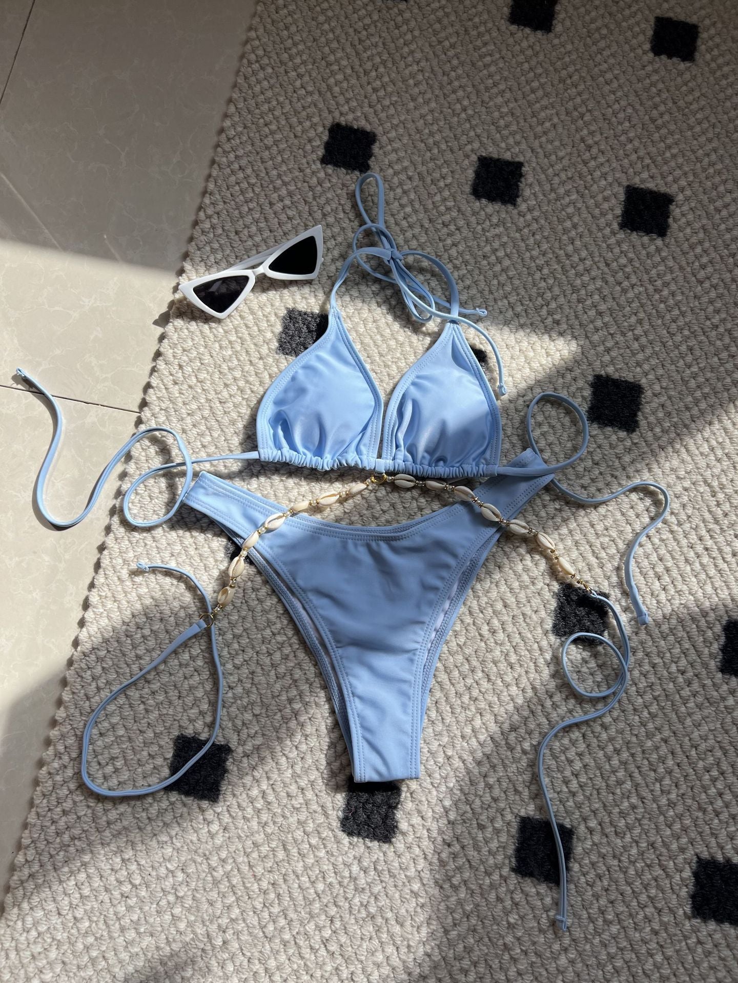 Sexy Shell Chain Bikini Swimsuit