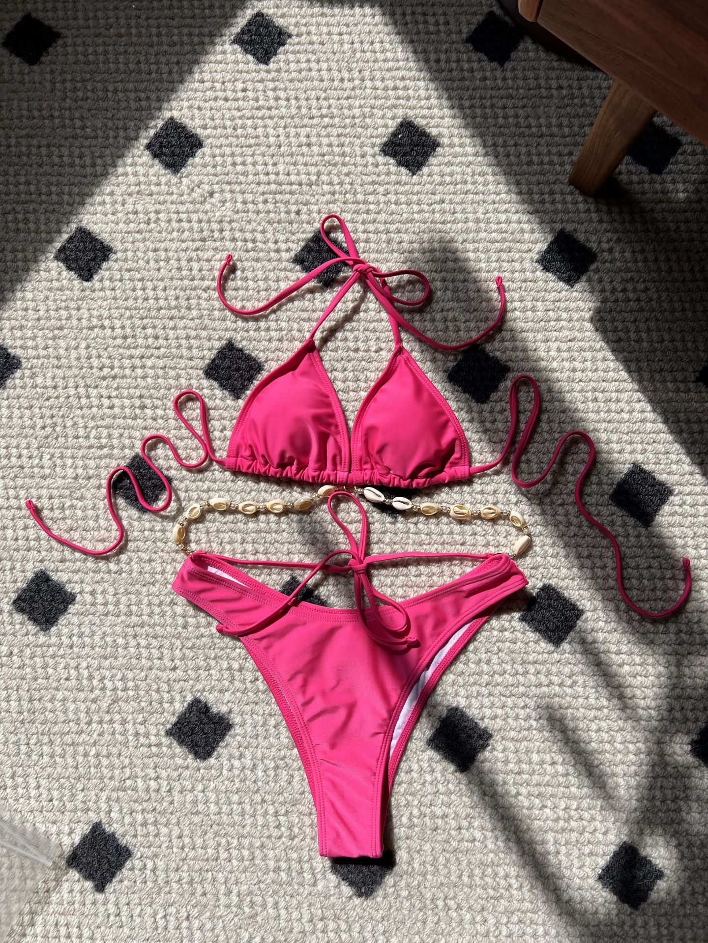 Sexy Shell Chain Bikini Swimsuit