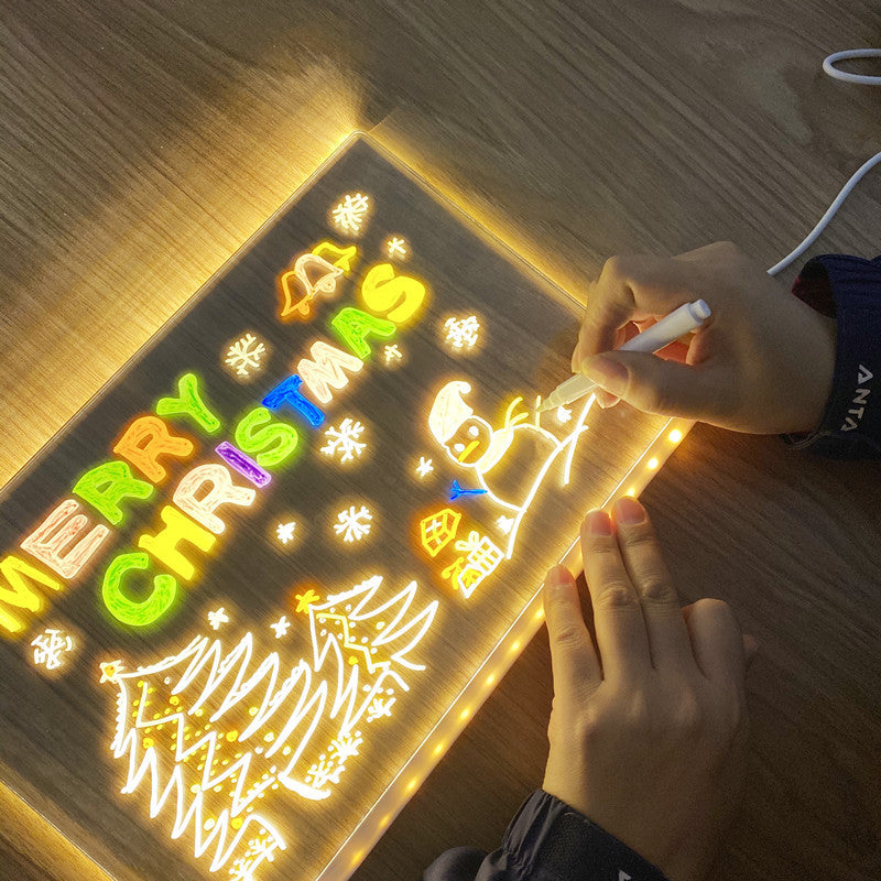 Transparent Luminous Acrylic Writing Light Board
