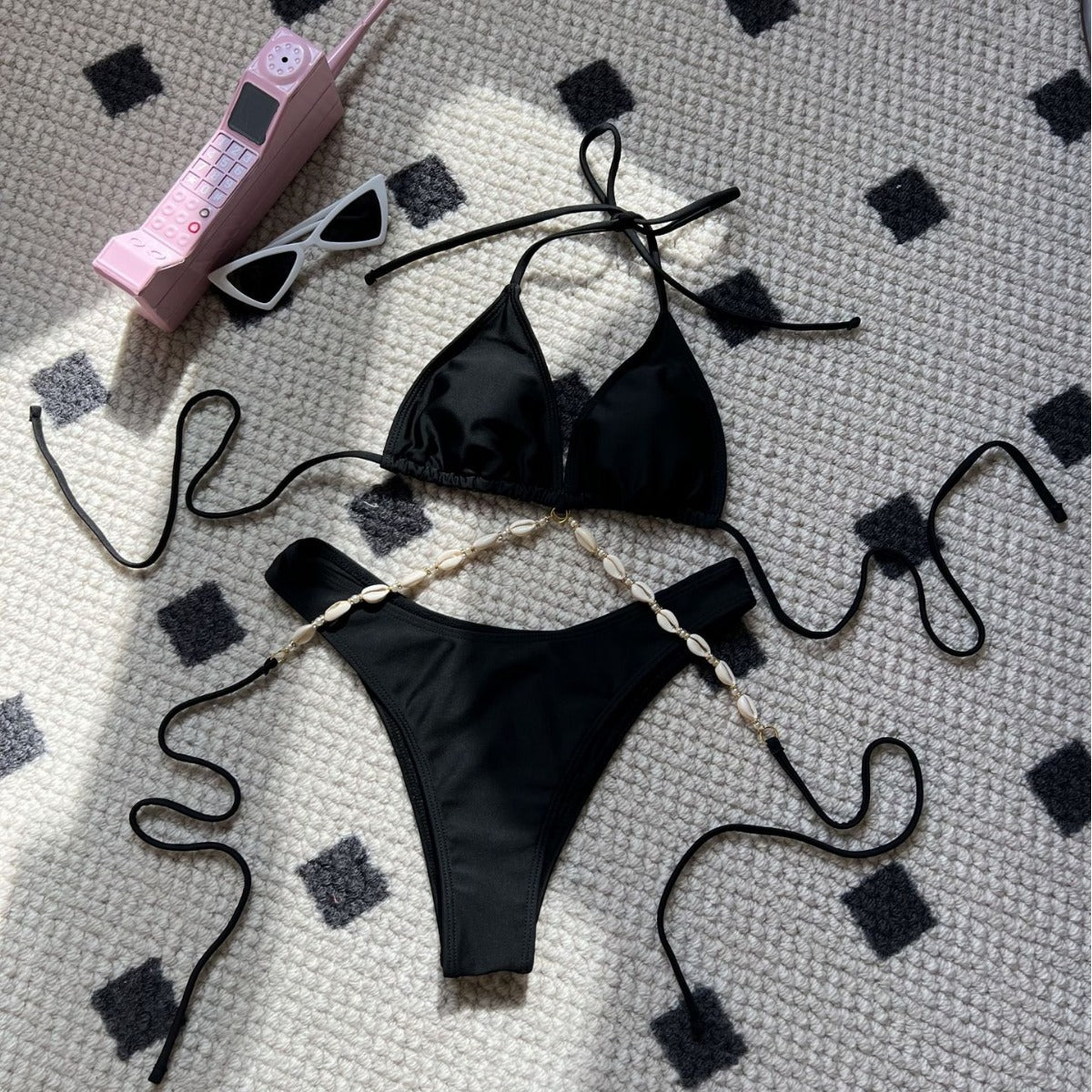 Sexy Shell Chain Bikini Swimsuit