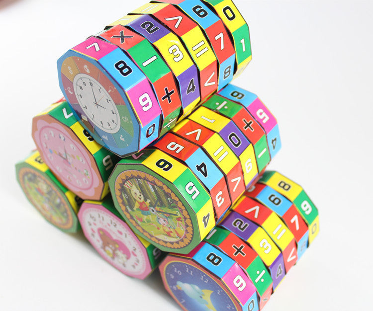 Six-Sided Math Cylinder for Kids